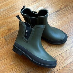 Next Direct Green Ankle Rain Boots